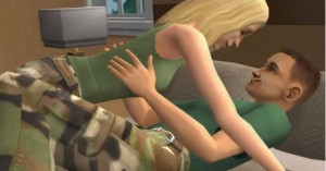 在床上嘿咻。 在床上嘿咻。