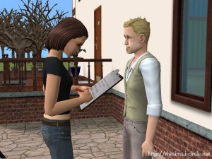 與房東簽約。 與房東簽約。