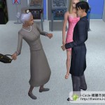 羅波巴騰太太準備用手袋打剛剛親熱完的模擬市民。