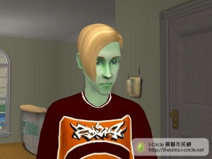 外星與人類混合的模擬市民,有外星人的皮膚,不過有人類的面孔。 外星與人類混合的模擬市民,有外星人的皮膚,不過有人類的面孔。