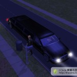 黑色豪華長房車。