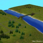 模擬市民 2 社區。 模擬市民 2 社區。