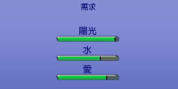 植物人的需求。