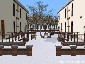 公寓的公共區域,此公寓有棋桌一個。 公寓的公共區域,此公寓有棋桌一個。