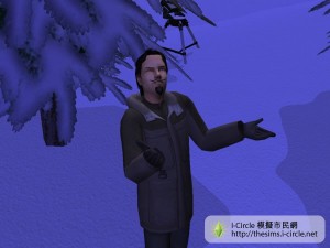 下雪了…