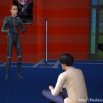 在電腦玩 MySims 遊戲發展遊戲興趣。(MySims 是玩耍時光新的遊戲) 在電腦玩 MySims 遊戲發展遊戲興趣。(MySims 是玩耍時光新的遊戲)