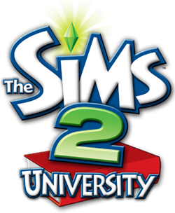 模擬市民 2：夢幻大學城標誌。