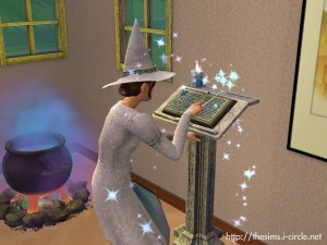 巫師在變魔法。 巫師在變魔法。