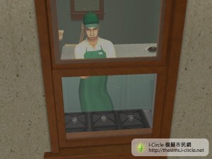 在自助餐廳工作,發白日夢也有錢收呢。