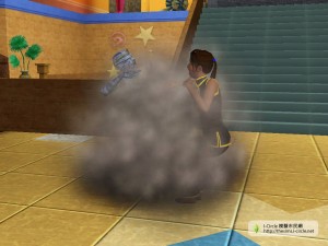 與木乃伊打架。