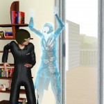 小心被鬼嚇。 小心被鬼嚇。