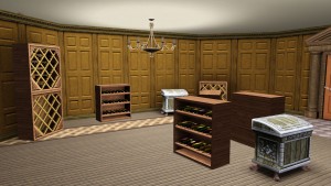 花蜜果汁儲存櫃。