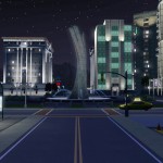 大都會的街道。 大都會的街道。