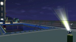 游泳池。 游泳池。