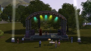 表演場地。 表演場地。