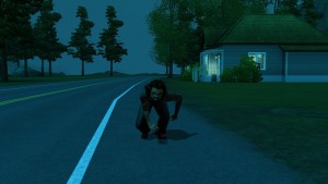 像狼的奔跑。 像狼的奔跑。