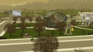 惡托邦地上有很多垃圾及洞。