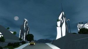 歐西斯充滿了未來科技。