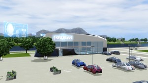 晶錐機器人商場。