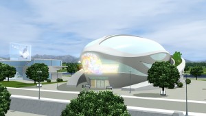 晶錐機器人競技場。