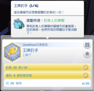 從抱負面板看到的資訊。